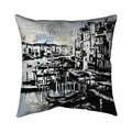 Fondo 20 x 20 in. Abstract Venise Port-Double Sided Print Indoor Pillow FO3328099